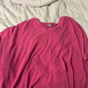 Pink V-Neck Sweater Charlotte Avery